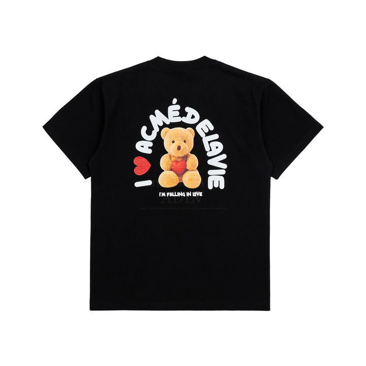 acmé de la vie (ADLV) I Love Teddy Bear Short Sleeve T-Shirt Black | Hype Vault Kuala Lumpur | Asia's Top Trusted High-End Sneakers and Streetwear Store