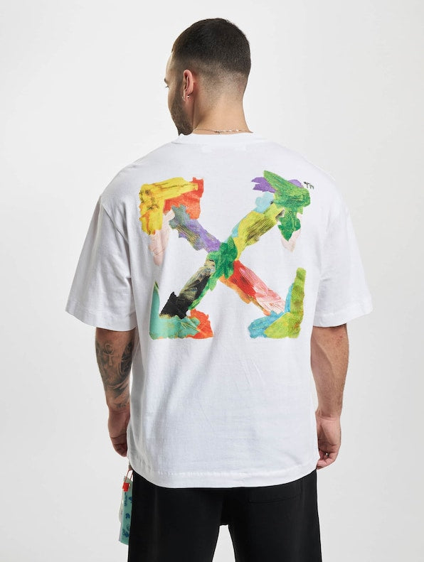Off-White Brush Arr Over Skate S/S T-Shirt White | Hype Vault Kuala Lumpur | Asia's Top Trusted High-End Sneakers and Streetwear Store