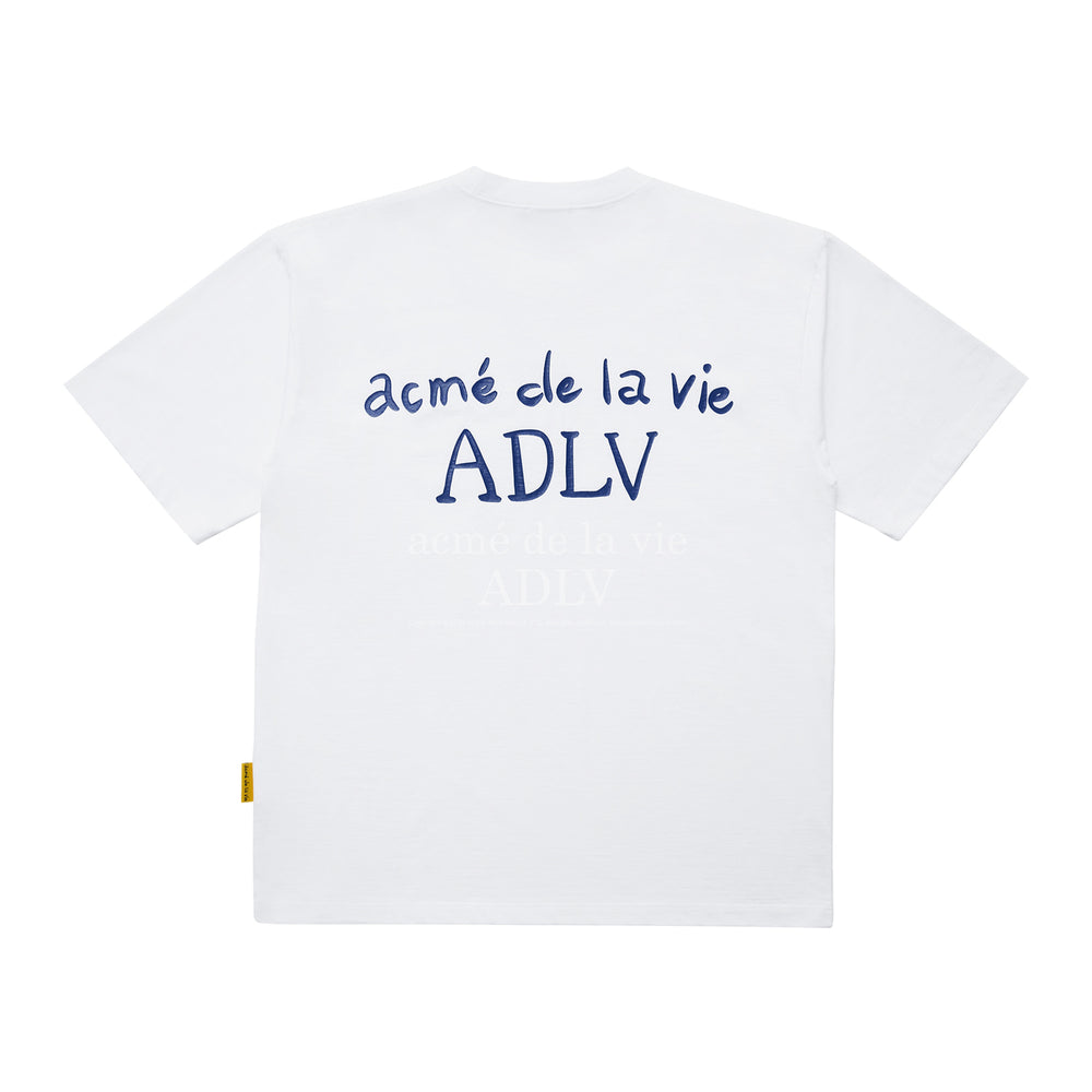 acmé de la vie (ADLV) Glossy Basic Logo Short Sleeve T-Shirt White | Hype Vault Kuala Lumpur | Asia's Top Trusted High-End Sneakers and Streetwear Store