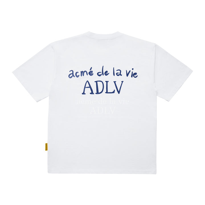 acmé de la vie (ADLV) Glossy Basic Logo Short Sleeve T-Shirt White | Hype Vault Kuala Lumpur | Asia's Top Trusted High-End Sneakers and Streetwear Store
