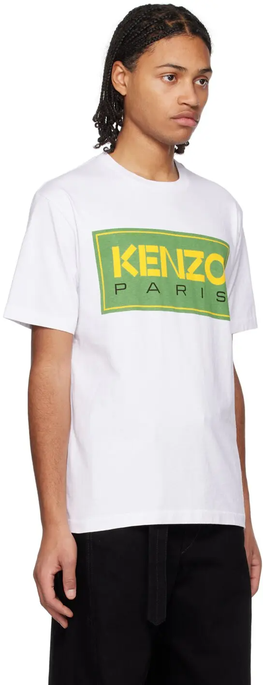 Kenzo Paris Logo Classic T-Shirt White | Hype Vault Kuala Lumpur | Asia's Top Trusted High-End Sneakers and Streetwear Store | Guaranteed 100% authentic