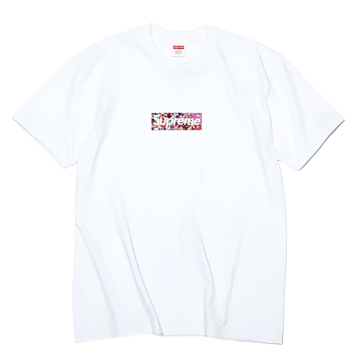 Supreme Takashi Murakami COVID-19 Relief Box Logo Tee 'White' | Hype Vault