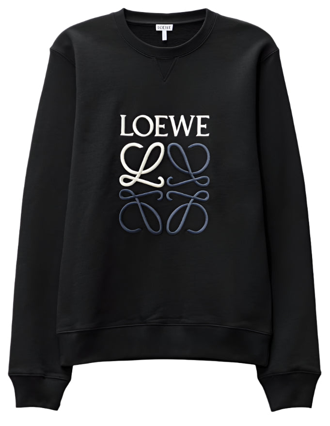 LOEWE Anagram Regular Fit Sweatshirt Black | Hype Vault