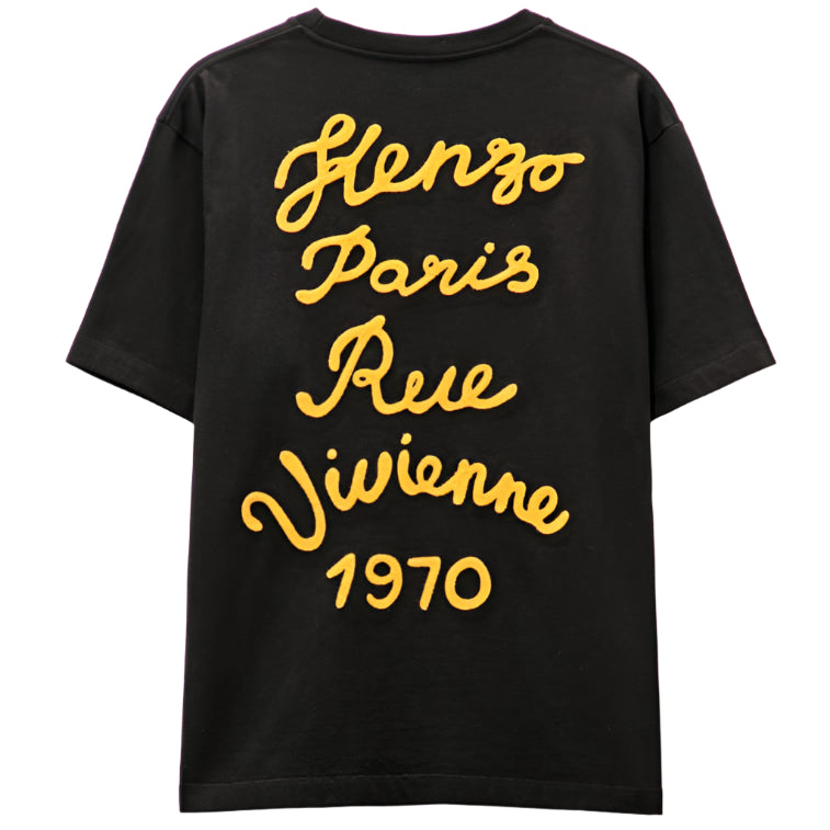 Kenzo Rue Vivienne T-Shirt Oversized Black | Hype Vault