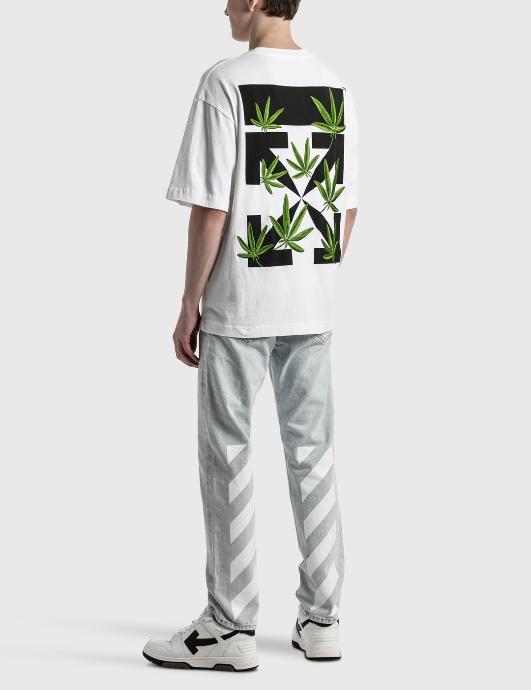 Off-White Weed Arrows Over Skate S/S T-Shirt White | Hype Vault Kuala Lumpur | Asia's Top Trusted High-End Sneakers and Streetwear Store