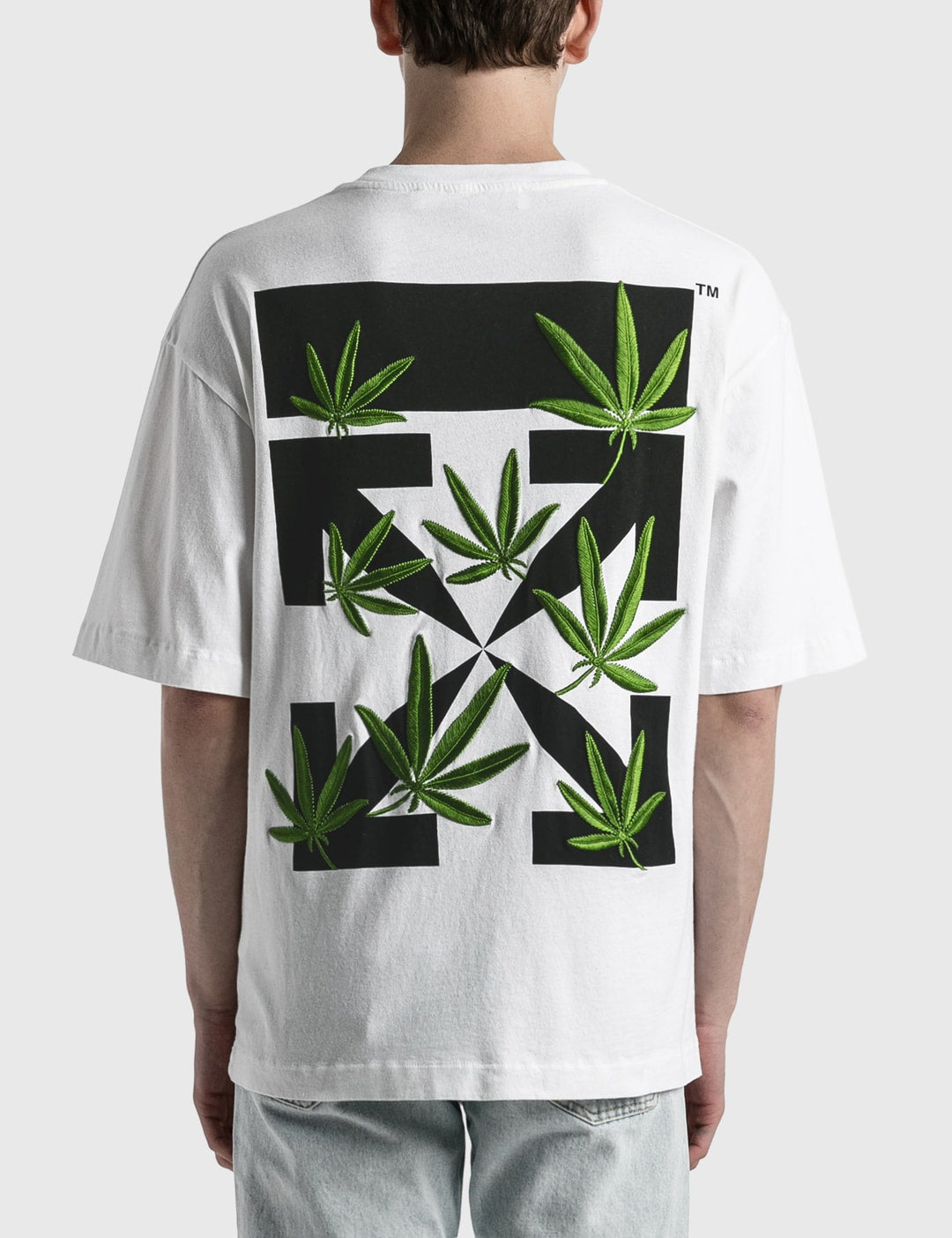 Off-White Weed Arrows Over Skate S/S T-Shirt White | Hype Vault Kuala Lumpur | Asia's Top Trusted High-End Sneakers and Streetwear Store