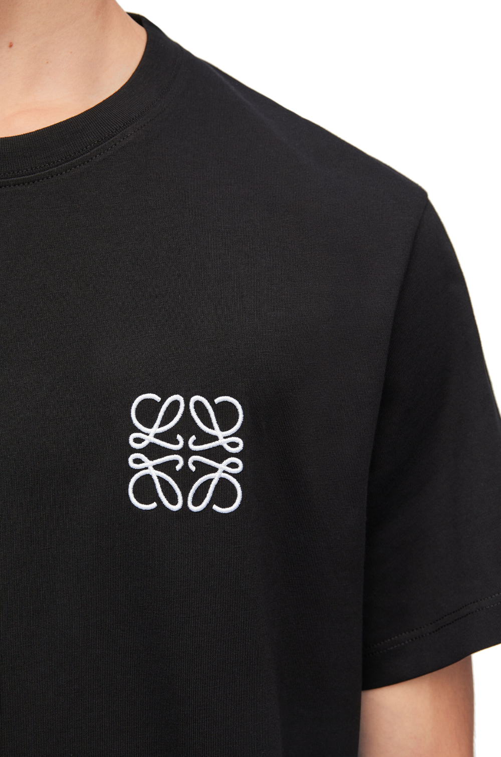Loewe Logo Embroidered T-Shirt Black | Hype Vault Kuala Lumpur | Asia's Top Trusted High-End Sneakers and Streetwear Store