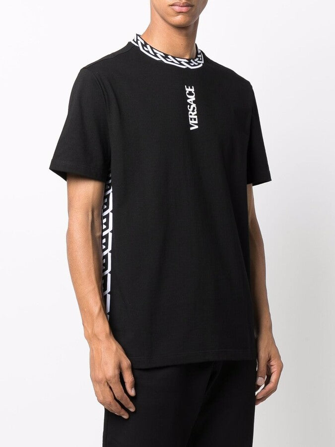 Versace T-Shirt Tessuto Jersey Cotone Con Stampa E Smacchinati | Hype Vault Kuala Lumpur