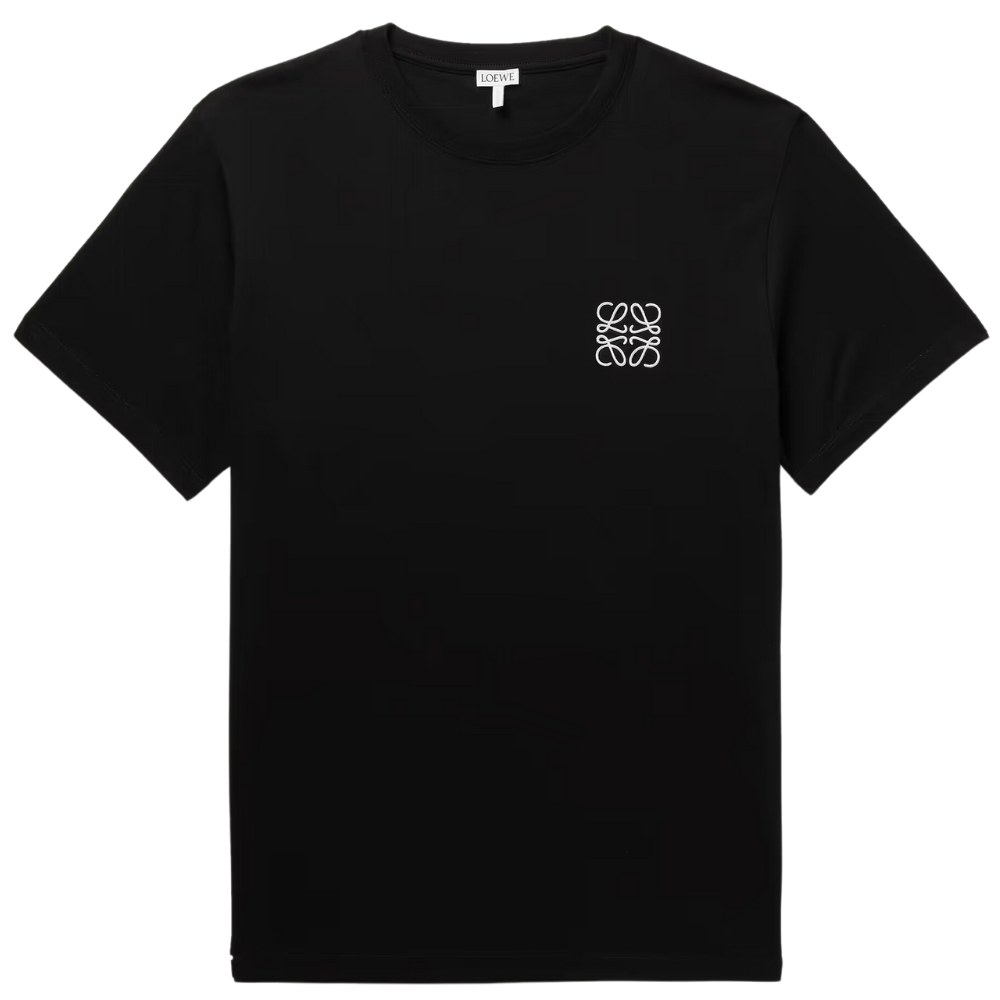 Loewe Logo Embroidered T-Shirt Black – Hype Vault Loewe Logo Embroidered T-Shirt Black – Hype Vault