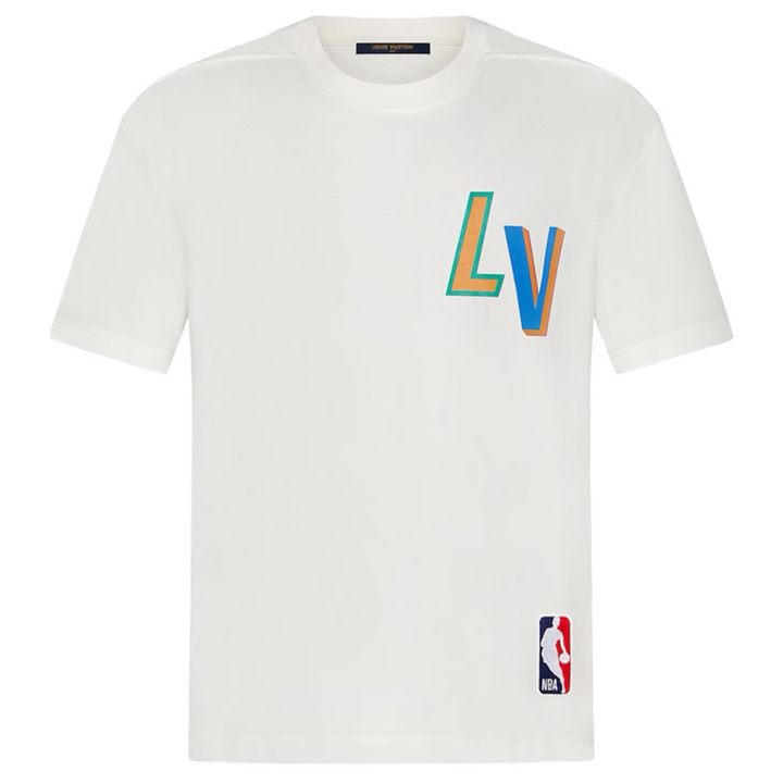 Louis Vuitton x NBA Basketball Short-Sleeved T-Shirt White | Hype Vault Kuala Lumpur | Asia's Top Trusted High-End Sneakers and Streetwear Store