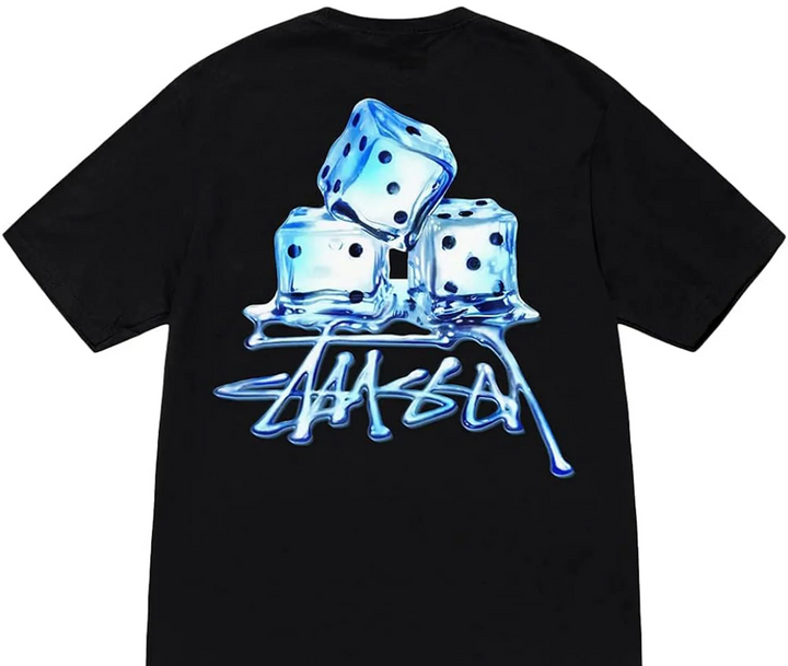 Stussy Melted Tee Black | Hype Vault Kuala Lumpur | Asia's Top Trusted High-End Sneakers and Streetwear Store
