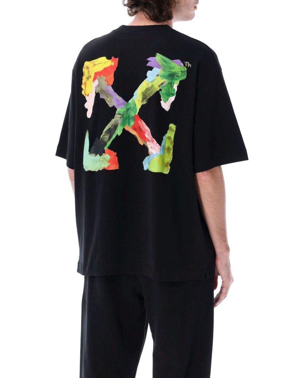 Off-White Brush Arr Over Skate S/S T-Shirt Black | Hype Vault Kuala Lumpur | Asia's Top Trusted High-End Sneakers and Streetwear Store