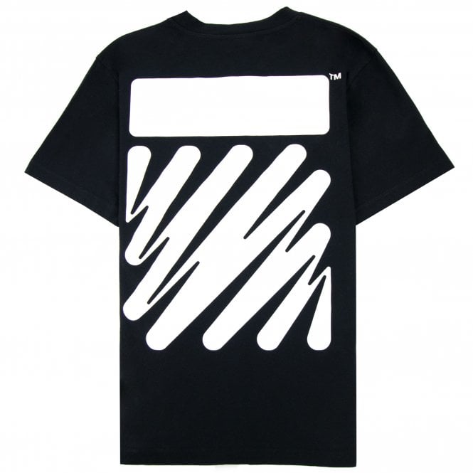 Off-White Wave Diag Slim S/S T-Shirt Black