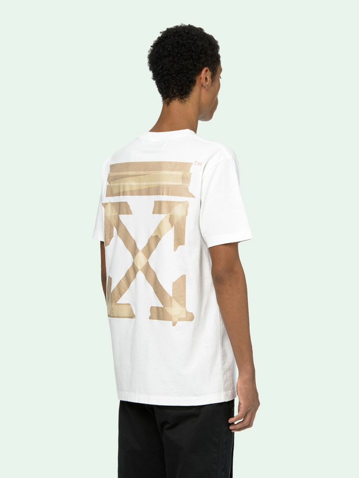 Off-White Tape Arrows White T-Shirt | Hype Vault Kuala Lumpur | Asia's Top Trusted High-End Sneakers and Streetwear Store