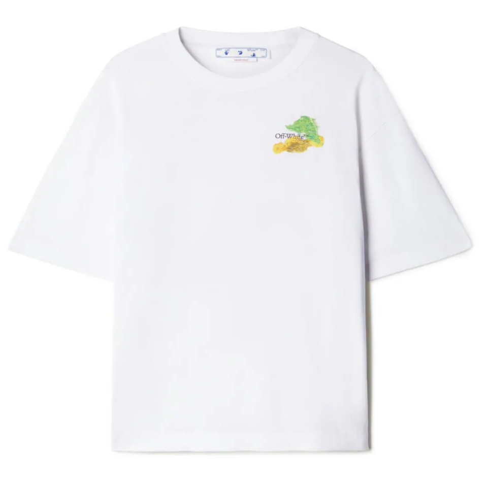 Off-White Brush Arr Over Skate S/S T-Shirt White | Hype Vault Kuala Lumpur | Asia's Top Trusted High-End Sneakers and Streetwear Store