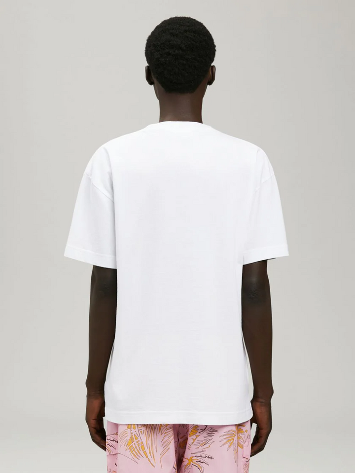 Palm Angels Paris Sprayed Logo Tee White | Hype Vault Kuala Lumpur | Asia's Top Trusted High-End Sneakers and Streetwear Store