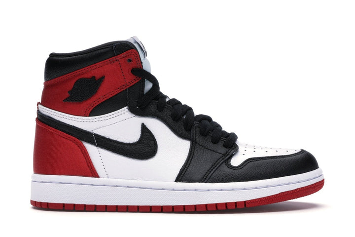 Air Jordan 1 Retro High Satin Black Toe (W) (Size UK 5/US 7.5 W) - Hype Vault
