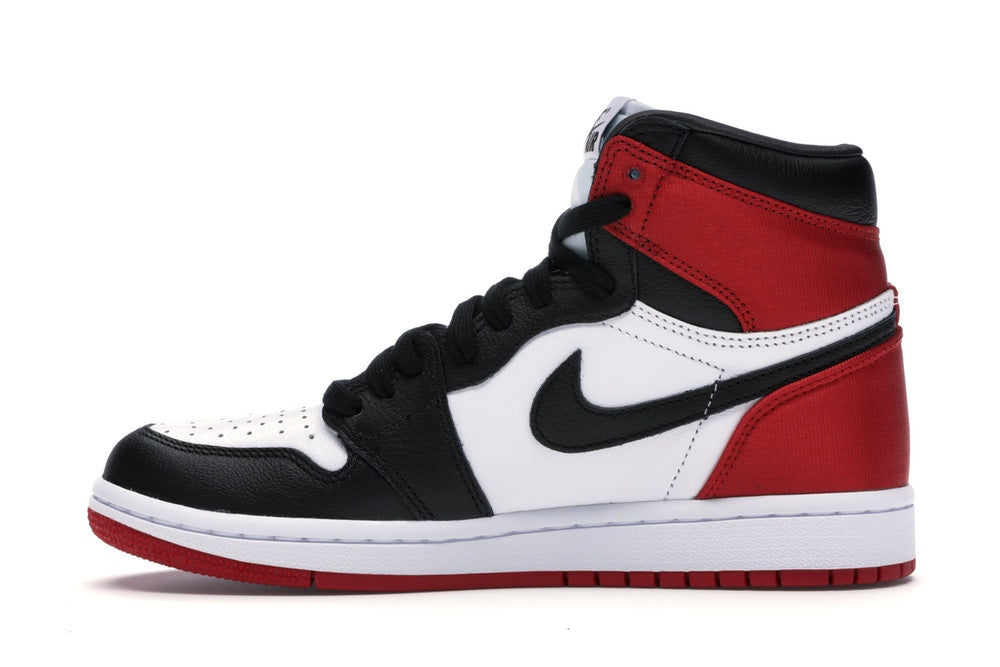 Air Jordan 1 Retro High Satin Black Toe (W) (Size UK 5/US 7.5 W) - Hype Vault