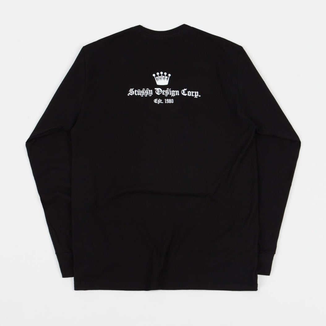 Stussy EST 1980 Long Sleeve Tee Black | Hype Vault Kuala Lumpur | Asia's Top Trusted High-End Sneakers and Streetwear Store