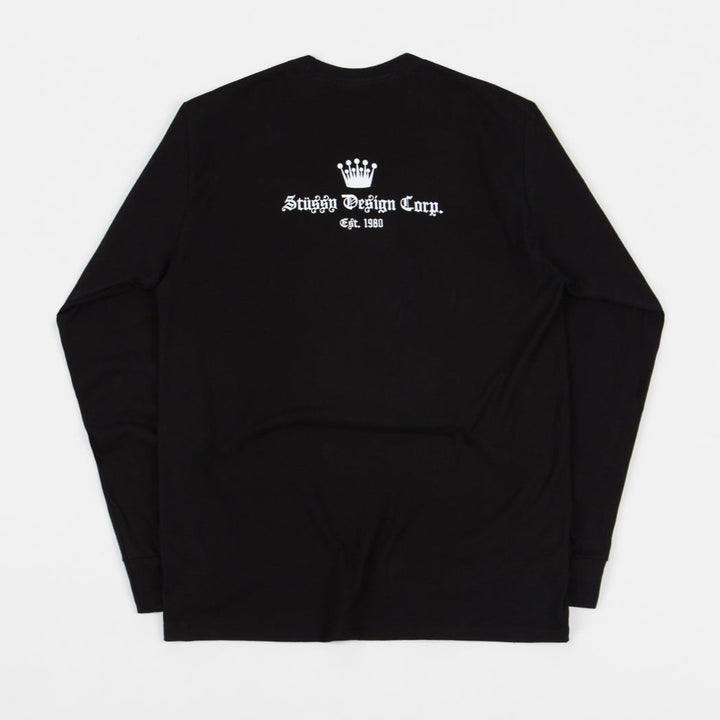 Stussy EST 1980 Long Sleeve Tee Black | Hype Vault Kuala Lumpur | Asia's Top Trusted High-End Sneakers and Streetwear Store