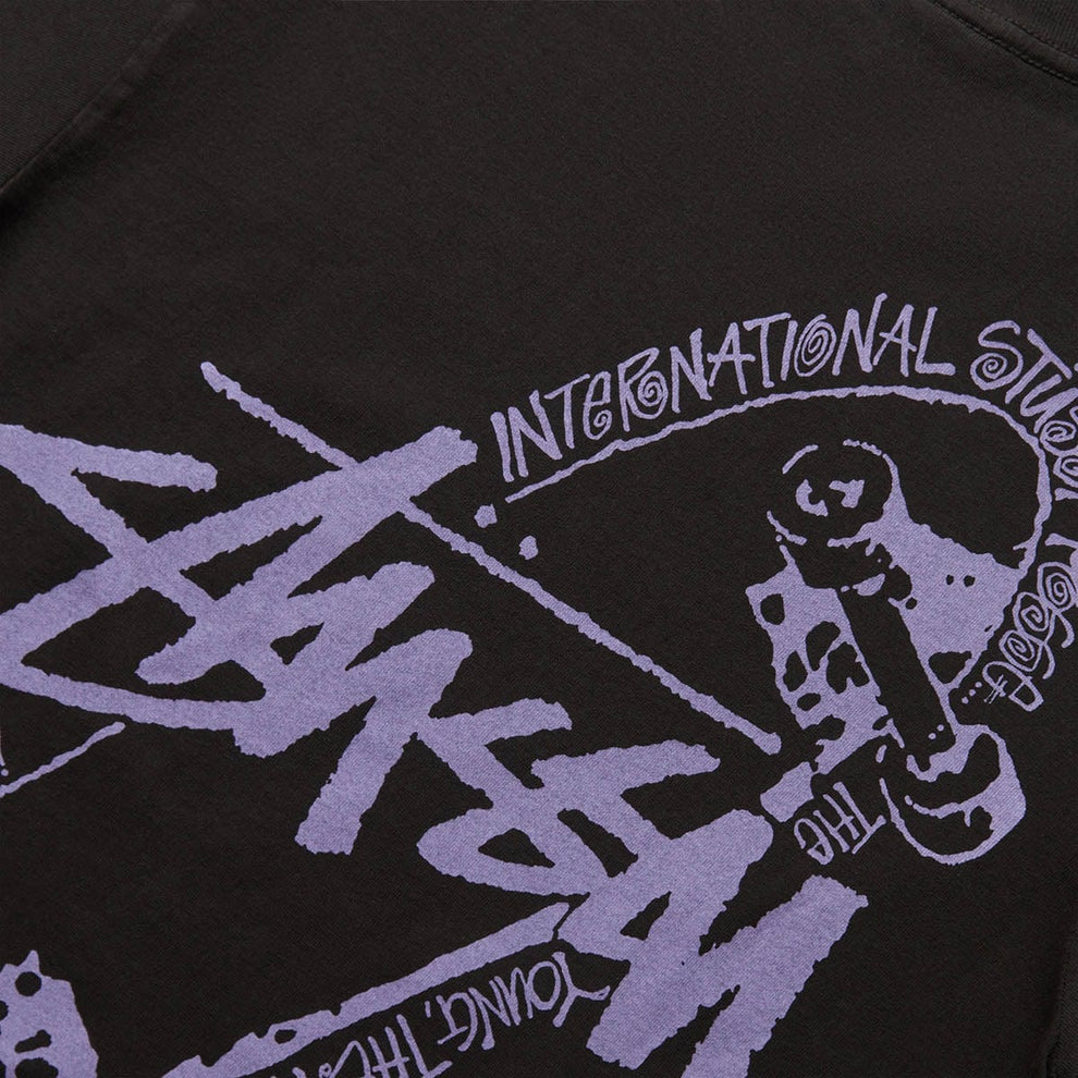 Stussy Skate Posse Pig Dyed Tee Black | Hype Vault Kuala Lumpur | Asia's Top Trusted High-End Sneakers and Streetwear Store