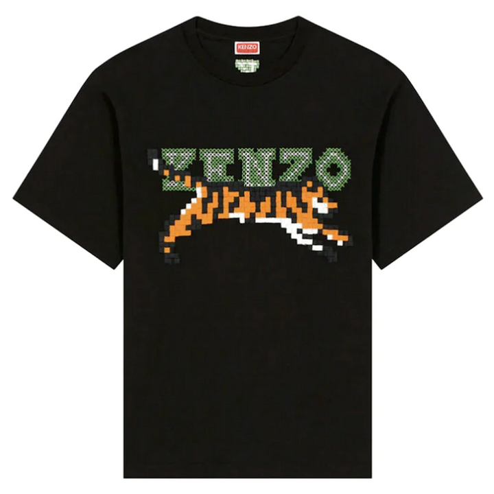 Kenzo x Nigo Tiger Pixel Oversized T-Shirt Black | Hype Vault Kuala Lumpur | Asia's Top Trusted High-End Sneakers and Streetwear Store | Guaranteed 100% authentic