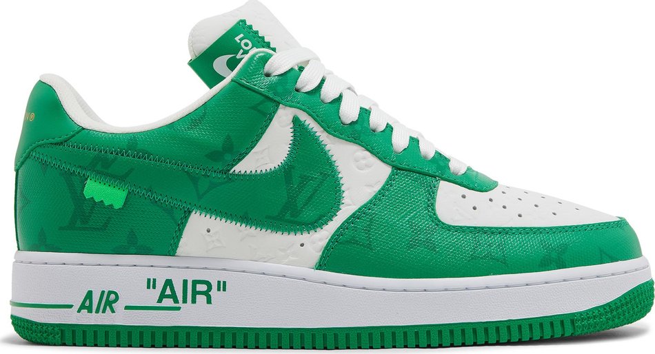 Louis Vuitton x Air Force 1 Low By Virgil Abloh 'White Green' (Size US10)