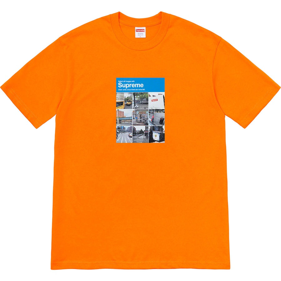 Supreme Verify Tee Orange | Hype Vault Malaysia