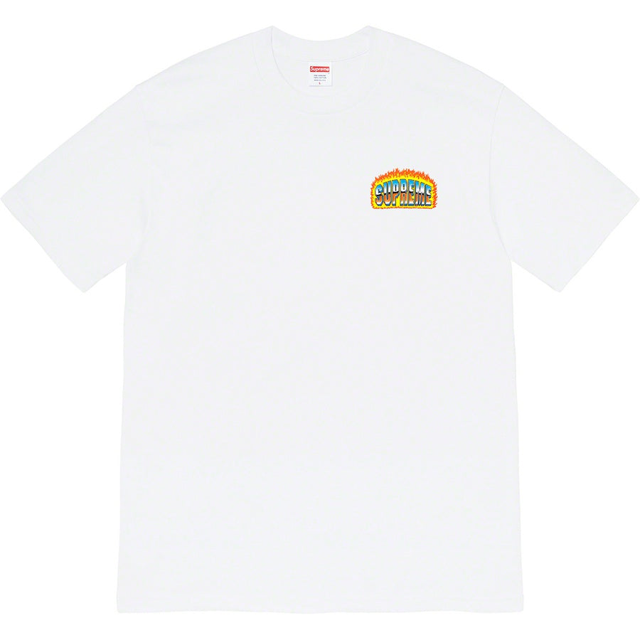 Supreme Chrome Tee White FW20 | Hype Vault | Malaysia's leading streetwear store | Authentic without a doubt