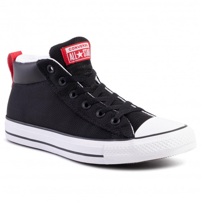 Converse Chuck Taylor All Star Street Mid Black Red | Hype Vault Malaysia