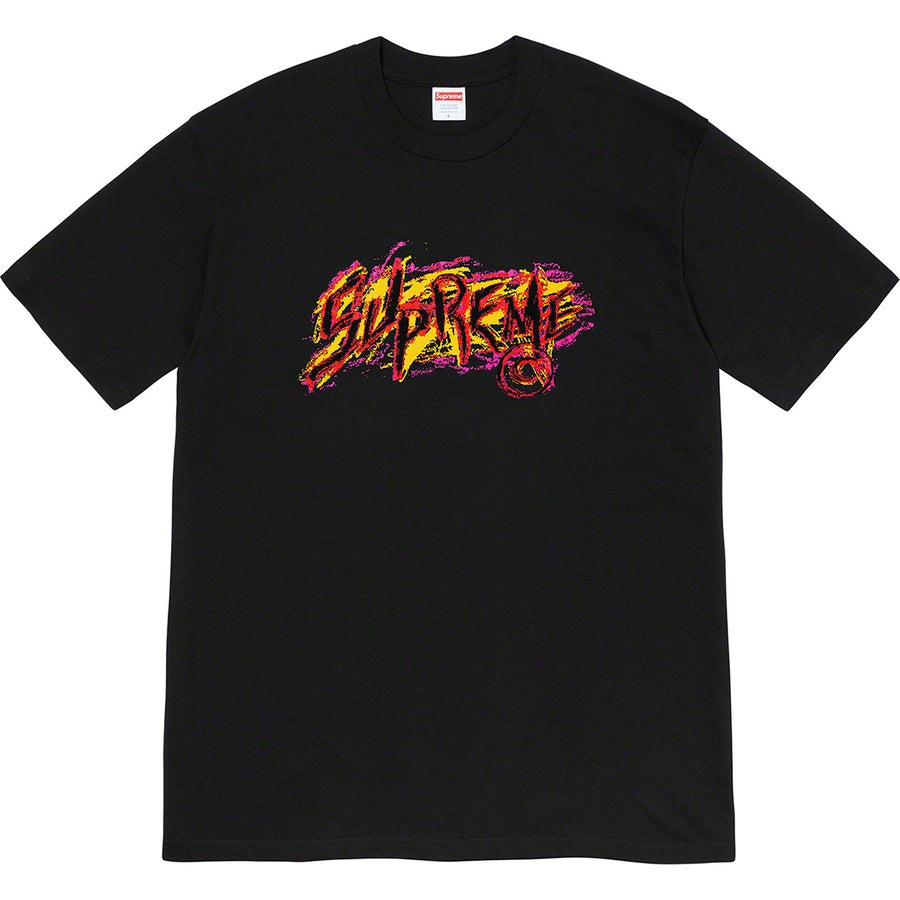 Supreme Scratch Tee Black | Hype Vault Malaysia