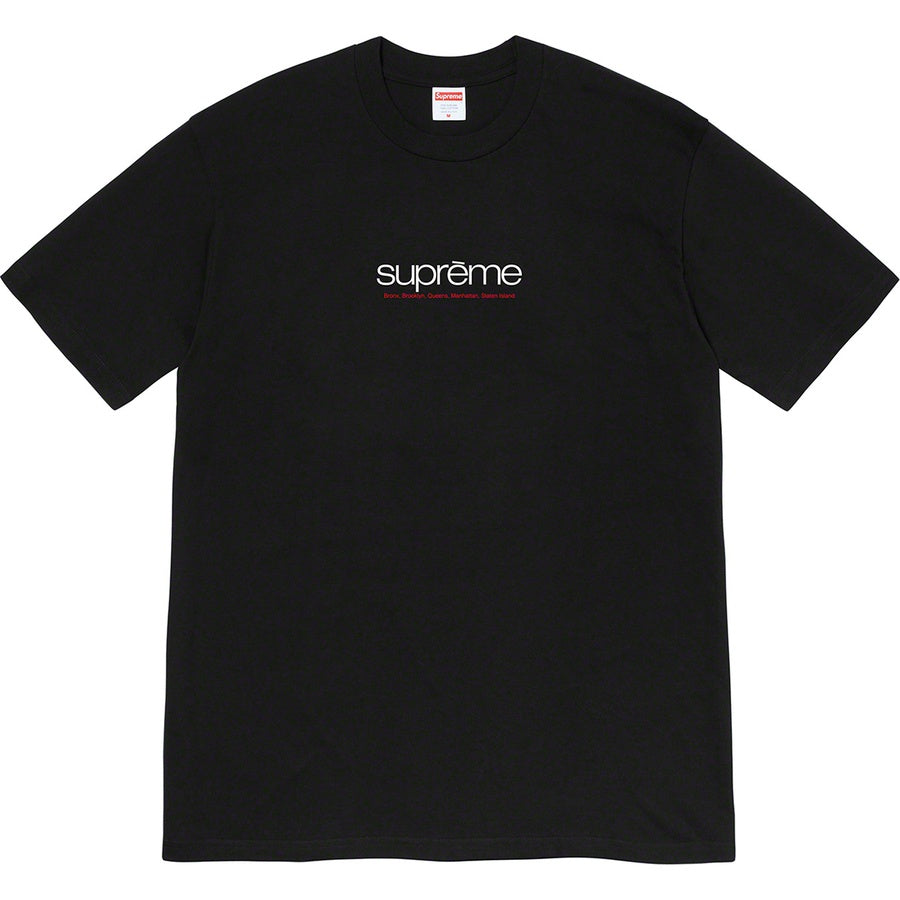 Supreme Five Boroughs Tee Black | Hype Vault Kuala Lumpur | Asia's Top Trusted High-End Sneakers and Streetwear Store | Authenticity Guaranteed