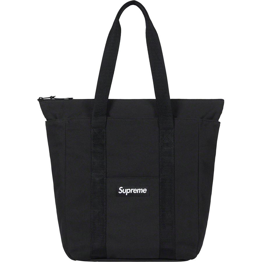 Supreme Canvas Tote Bag Black (FW20) | Hype Vault Malaysia