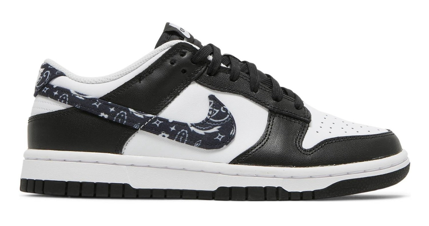 stock x black and white dunks