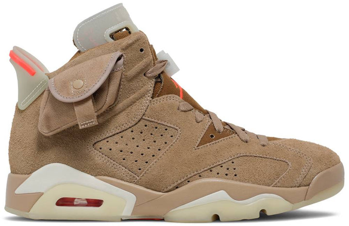Air Jordan 6 Retro Travis Scott British Khaki | Hype Vault Kuala Lumpur | Asia's Top Trusted High-End Sneakers and Streetwear Store | Authenticity Guaranteed