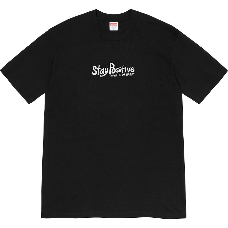 Supreme Stay Positive Tee Black | Hype Vault Malaysia