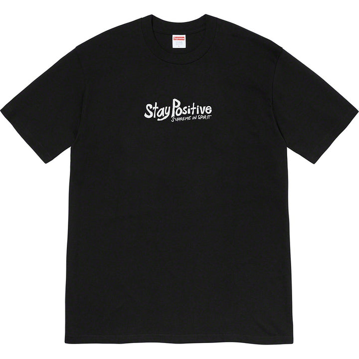 Supreme Stay Positive Tee Black | Hype Vault Malaysia
