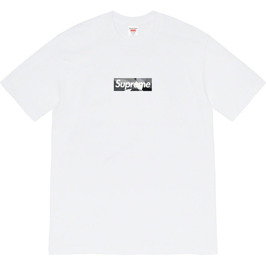 Supreme Emilio Pucci® Box Logo Tee White/Black – Hype Vault