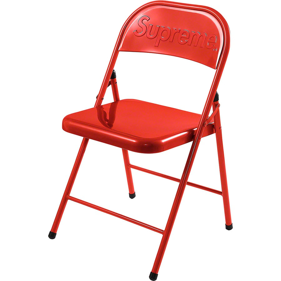 Supreme Metal Folding Chair Red – Hype Vault