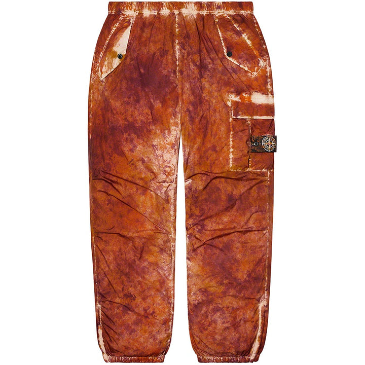 Supreme x Stone Island Painted Camo Nylon Cargo Pants Coral | Hype Vault Malaysia