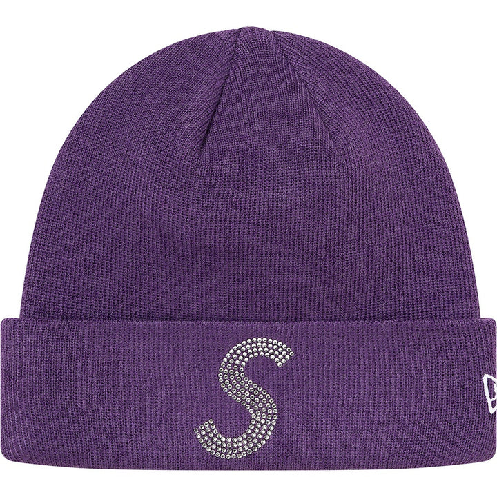 Supreme x New Era x Swarovski S Logo Beanie Purple | Hype Vault Kuala Lumpur | Asia's Top Trusted High-End Sneakers and Streetwear Store | Authenticity Guaranteed