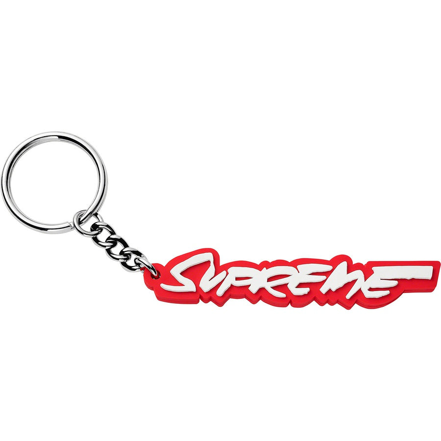 Supreme Futura Logo Keychain Red | Hype Vault Malaysia