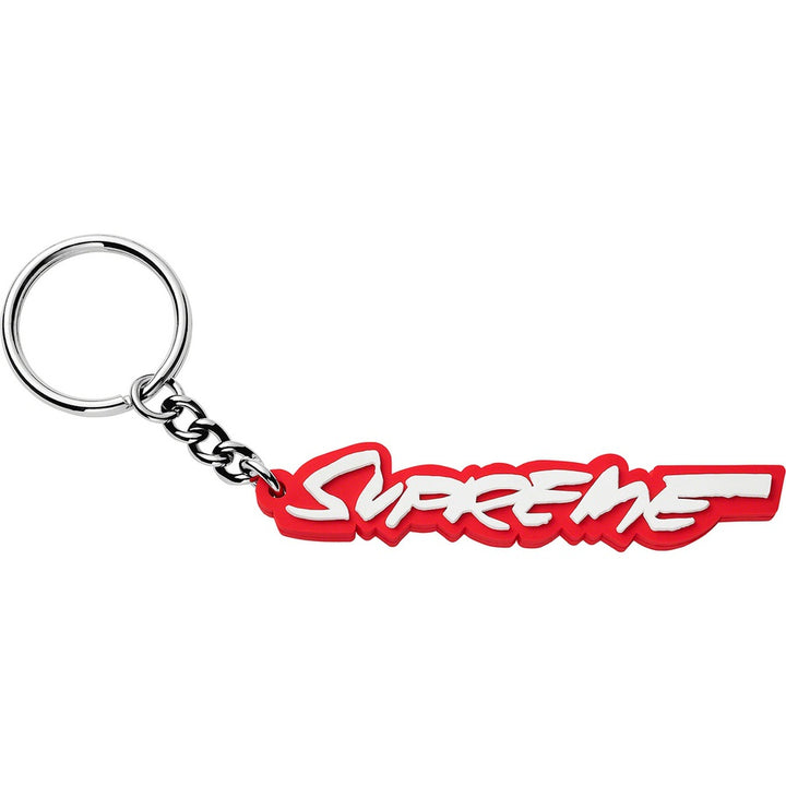 Supreme Futura Logo Keychain Red | Hype Vault Malaysia