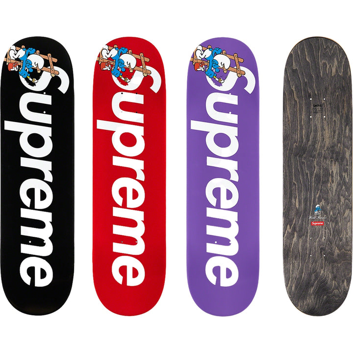 Supreme Smurfs Skateboard Red | Hype Vault Malaysia