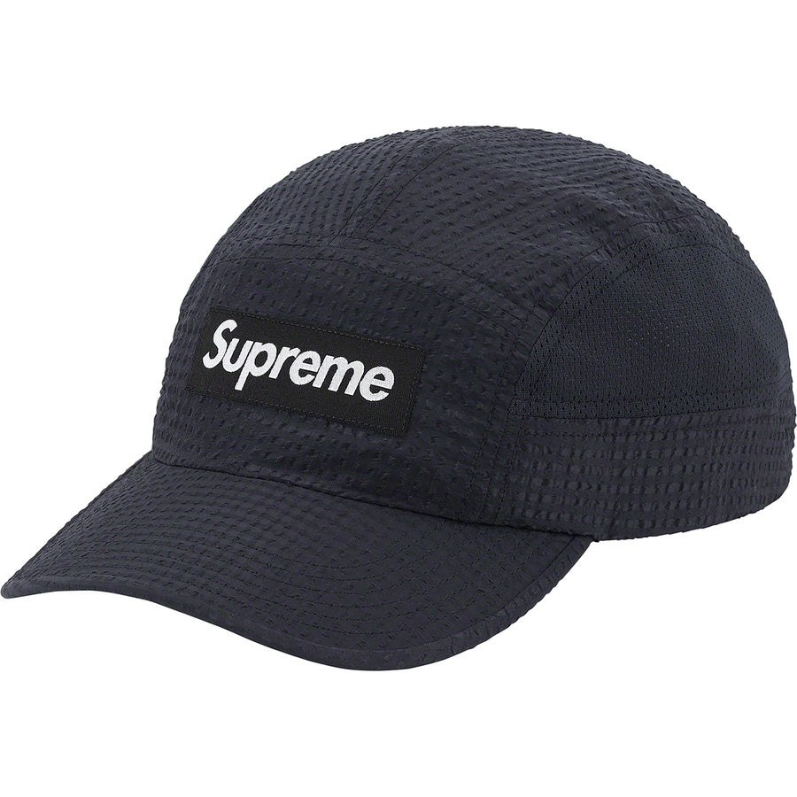 Supreme Mesh Seersucker Camp Cap Black | Hype Vault Kuala Lumpur | Asia's Top Trusted High-End Sneakers and Streetwear Store | Authenticity Guaranteed