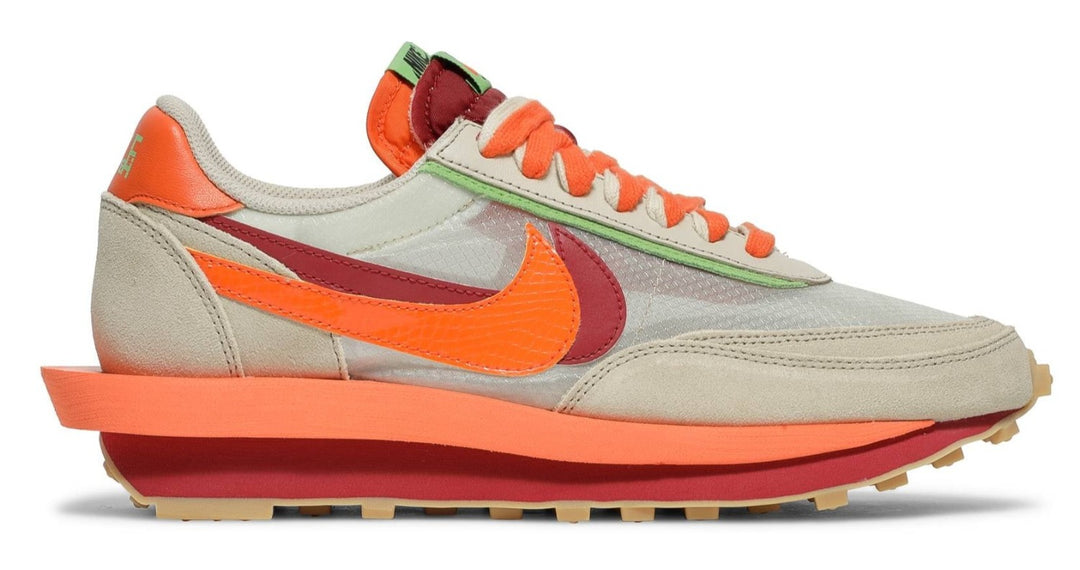 Nike LDWaffle x sacai x CLOT 'Orange Blaze'  | Hype Vault Kuala Lumpur | Asia's Top Trusted High-End Sneakers and Streetwear Store