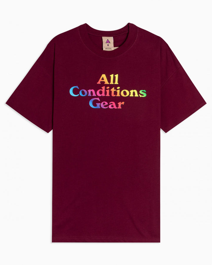 Nike NRG ACG Gradient S/S T-Shirt Dark Beetroot