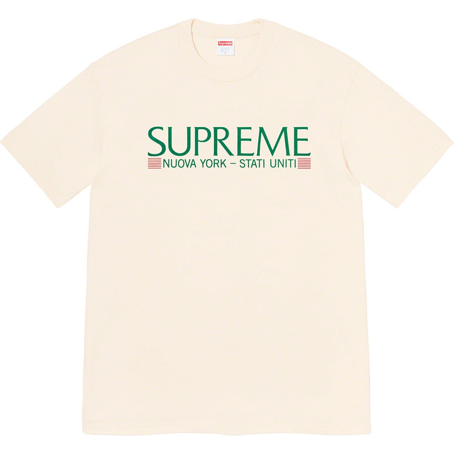 Supreme Nuova York Tee Natural | Hype Vault Malaysia