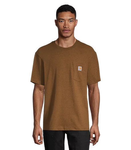 Carhartt K87 Workwear Pocket T-Shirt Brown (Size M)