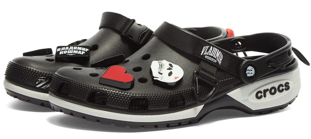 Crocs x Vladimir Cauchemar Clog Black | Hype Vault Kuala Lumpur | Asia's Top Trusted High-End Sneakers and Streetwear Store